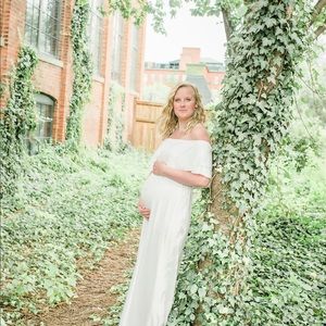 Pink Blush Maternity Dress